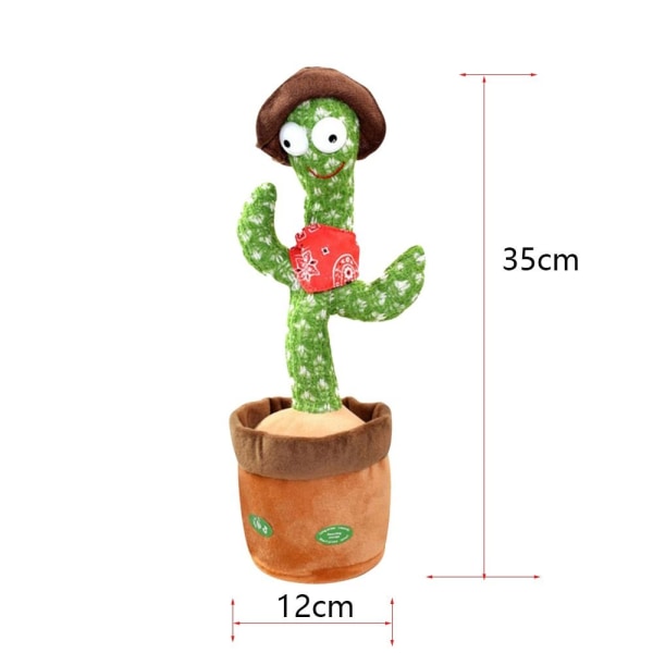 Dancing Cactus Toy Songs overdådigt legetøj 3 3 3
