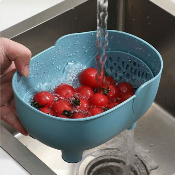 Elephant Drain Basket Hedelmä- ja vihanneskori VIHREÄ green