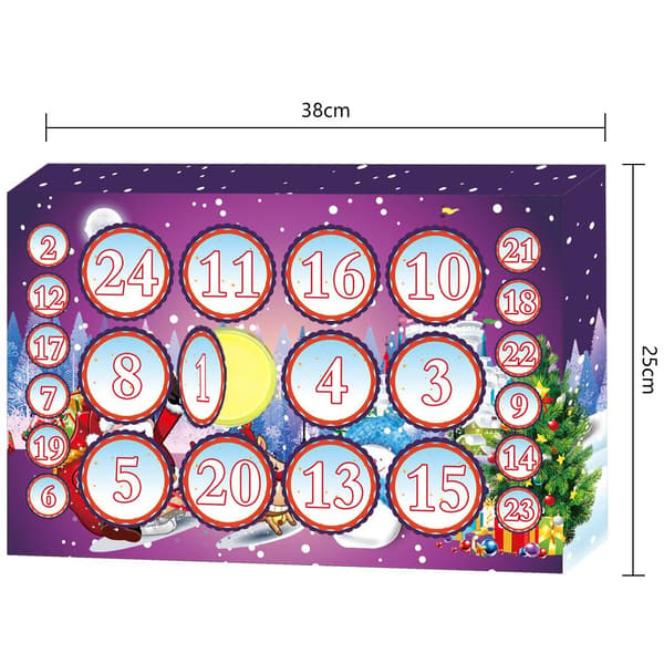 Julekalender DIY Fluffy Slime Kit Nedtelling Kalender