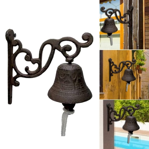 Valurautainen kello retroovikello C C C