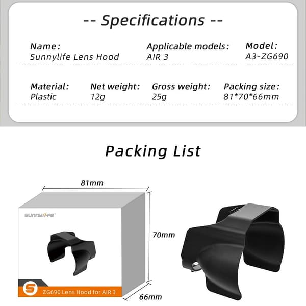 Solblender Solskjerm Black
