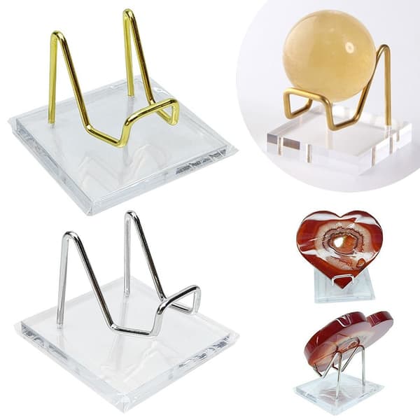 Holder for krystallkule med glasskule SILVER S Silver S