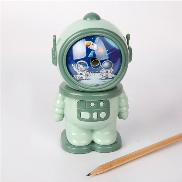 Astronaut Blyantspisser Automatisk Blyantspisser BLÅ Blue