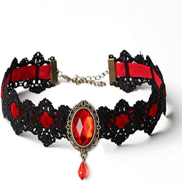 Choker kaulakoru samettiketju PINK Pink