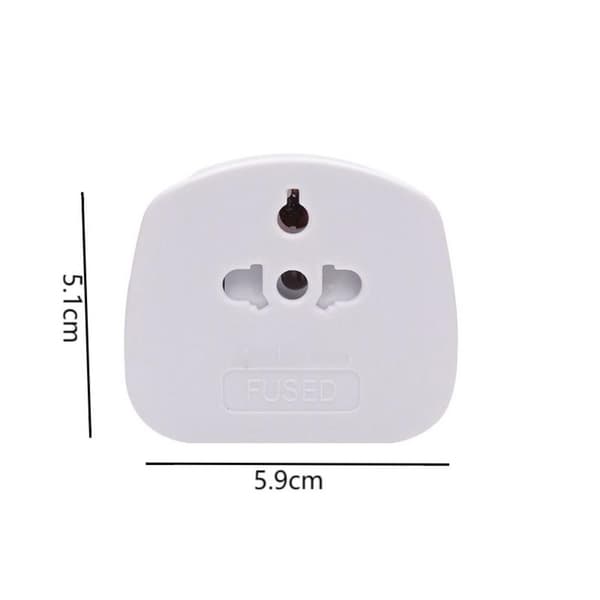 Strømplugg Holiday Adapter HVIT white