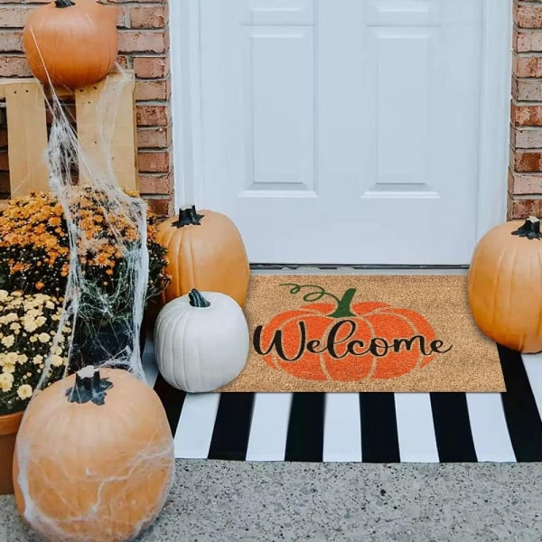 Happy Fall Door Mat Tervetuloa kynnysmatto DESIGN 2 DESIGN 2 Design 2