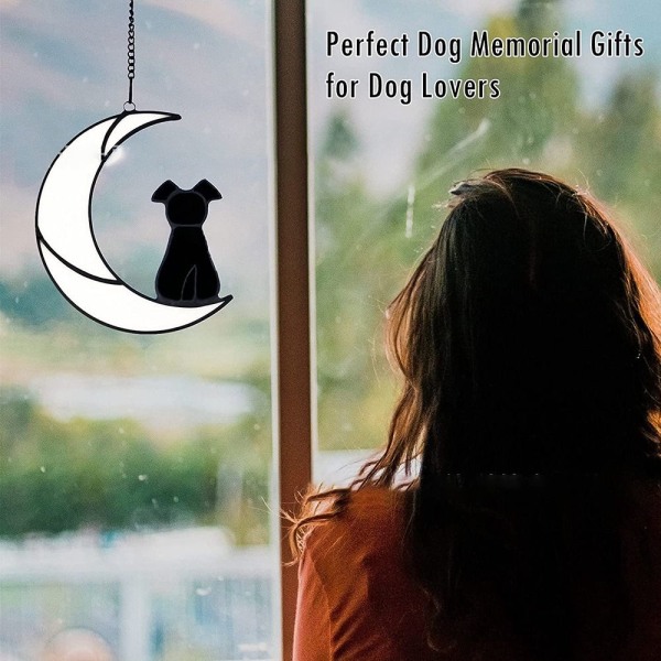 Dog Memorial Pendant Dog Suncatcher E E E