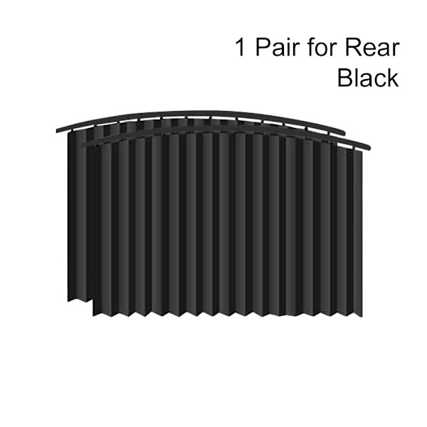 1 par bil solskærmsgardin forreste bagrude dæksler SORT black 1 Pair for Rear-1 Pair for Rear