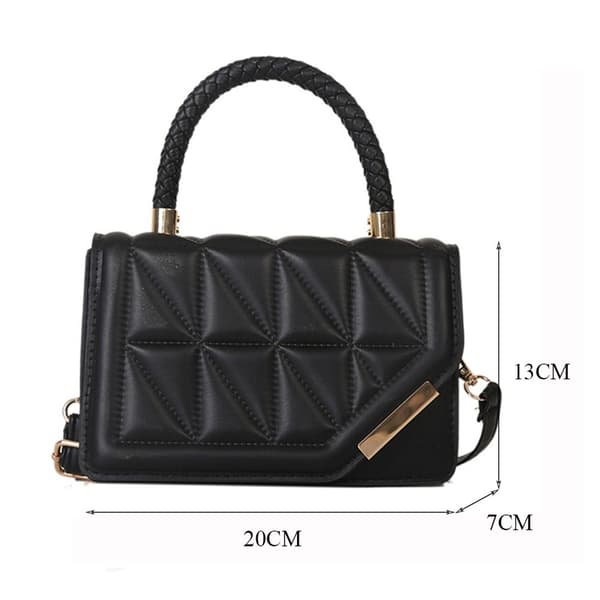 Messenger Axelväska Crossbody Väskor VIT white