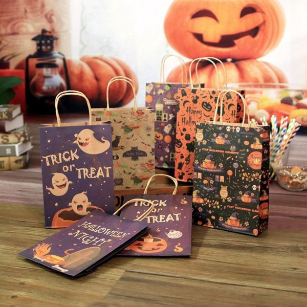 Halloween papirpose Cookie Candy Bag STYLE 8 STYLE 8 Style 8