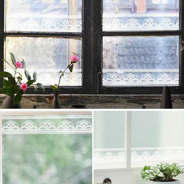 Tapet Border Transparent Window Sticker