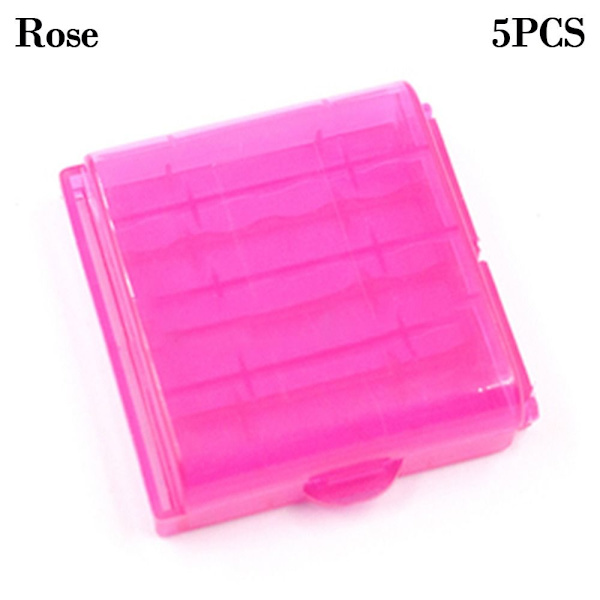 Batterikasse 4 AA AAA ROSE 5STK 5STK Rose 5pcs-5pcs
