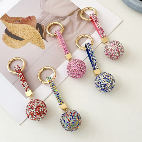 Crystal Key Ring Avaimenperä PUNAINEN red