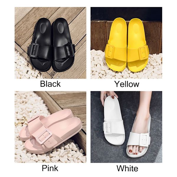 Slidesandaler för damer Duschtofflor BEIGE 39 39 beige 39-39