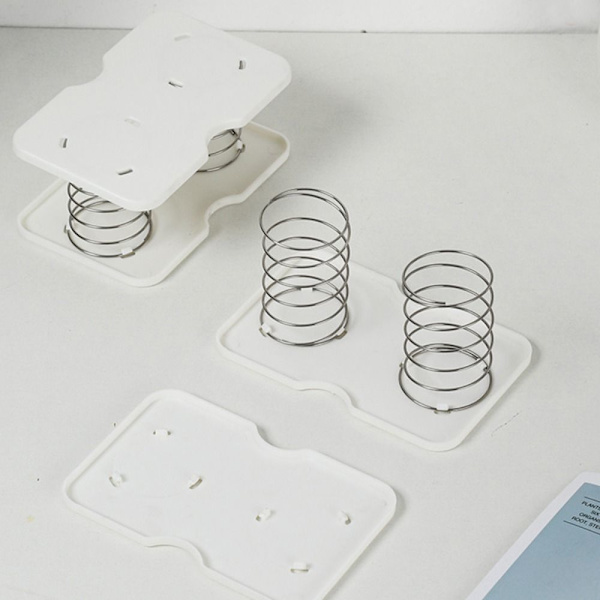 4 Stk Papirhåndklæde Box Spring Holder Tissue Box Spring Support 4pcs white