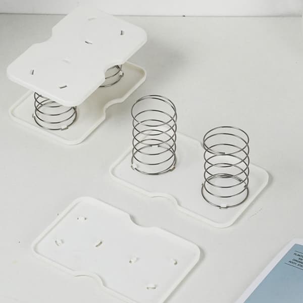 4 stk Papirhåndkleboks Springholder Tissue Box Spring Support 4pcs white