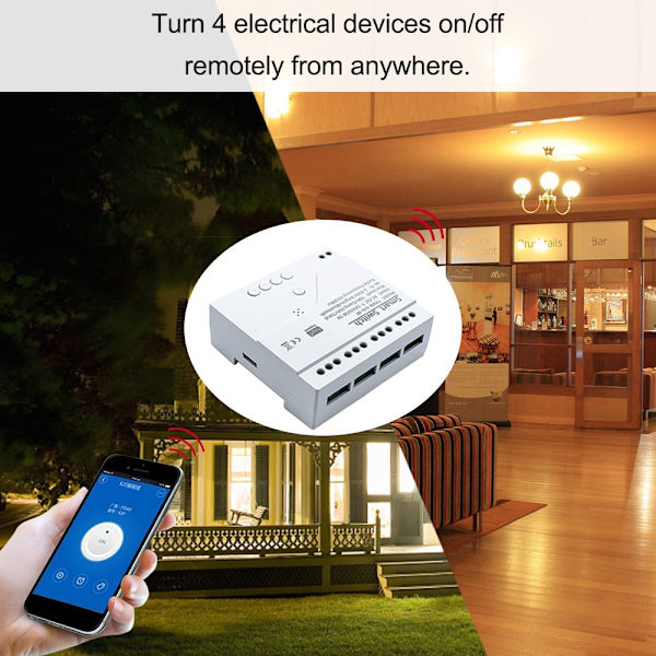 Kontaktreläbrytarmodul Självlåsande Interlocking Remote