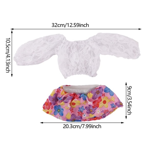 Doll Clothes T-paita Housut 4 4 4