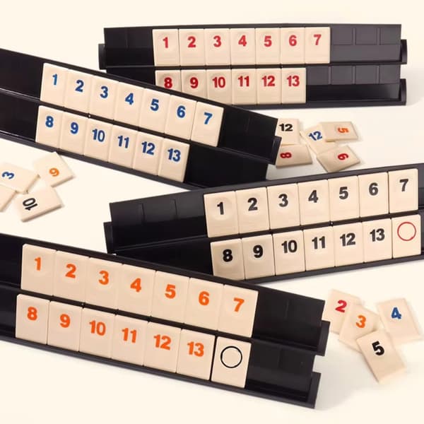 Mahjongspel i kompakt format, komplett set för traditionellt ki