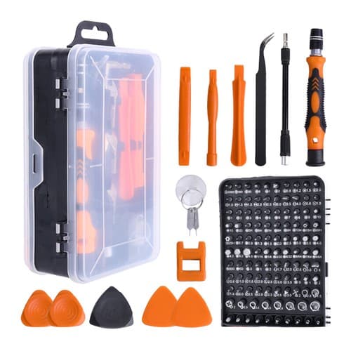 135 i 1 Magnetisk Precisionsskruvmejselset Torx Bit Kit Telefon PC Reparationsverktyg Red