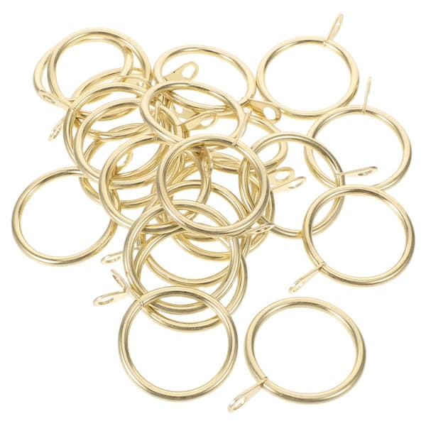 30 st Metallöljetter Ringar För Gardiner Draperikrokar 30 mm Innerdiameter 2x