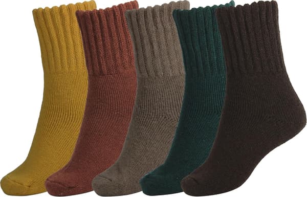 Strumpor för damer, vinter, tjocka, varma, mysiga, julklapp