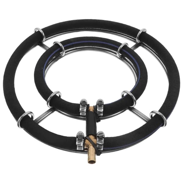 Akvarium Rund Luftbubbel Diffuser Ring Fisk Tank Leksak Sten 1x