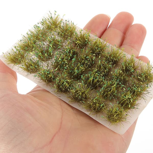 3 st Modell Gräsmatta Miniatyr Bordslandskap Terräng Byggmaterial