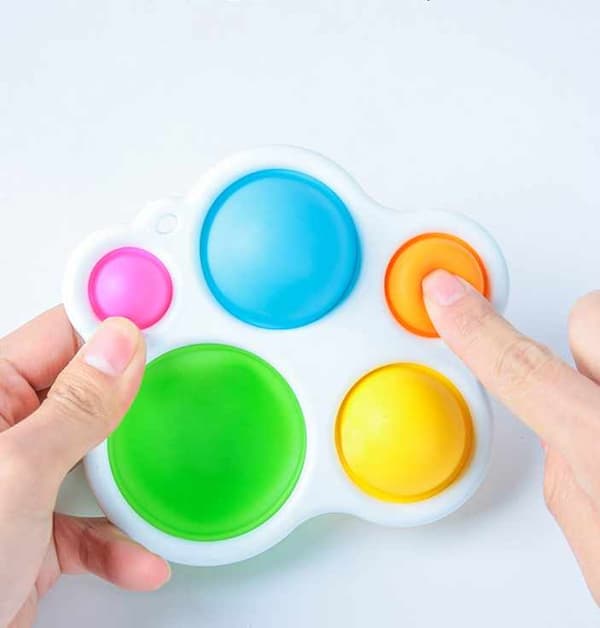 Fidget Toys - Fidget Leksak - Pop Färgade Bubblor