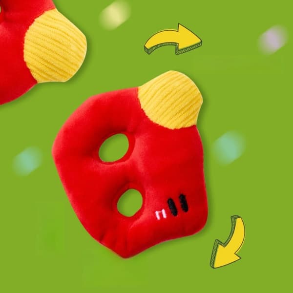 Interaktiv ABC Hundleksak med Inbyggd Pip för Lektid Red