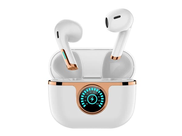 Brusreducerande Bluetooth-hörlurar, vita