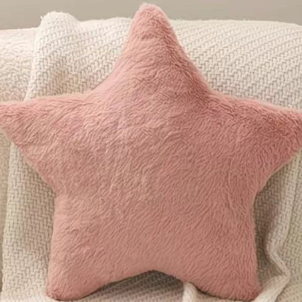 3 st Månar, Stjärnor, Moln Polygonformade Kuddar | Klassisk Stil, Polyester, Dragkedja, Maskintvättbar för Vardagsrumssoffa, Sovrum Pink  3pcs Default
