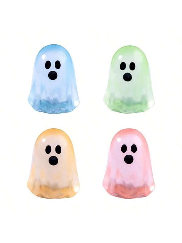 10st/20st/30st Halloween Spökdekoration, Multicolor Random 10PCS
