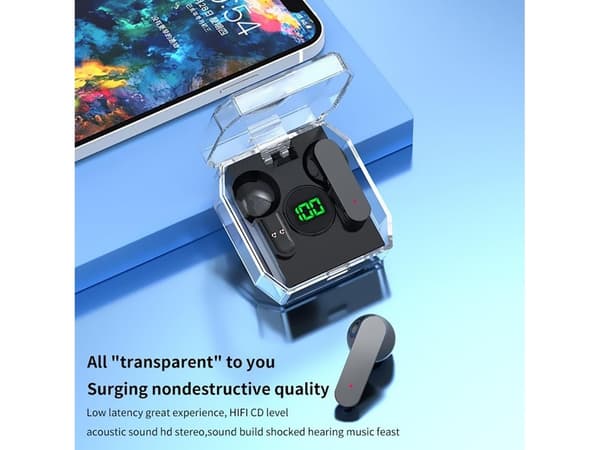 Rosa Brusreducerande Bluetooth-hörlurar