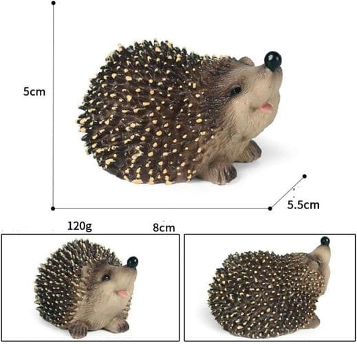 Little Hedgehogs - See No Evil, Hear No Evil, Speak No Evil - Decoration for Garden and Home