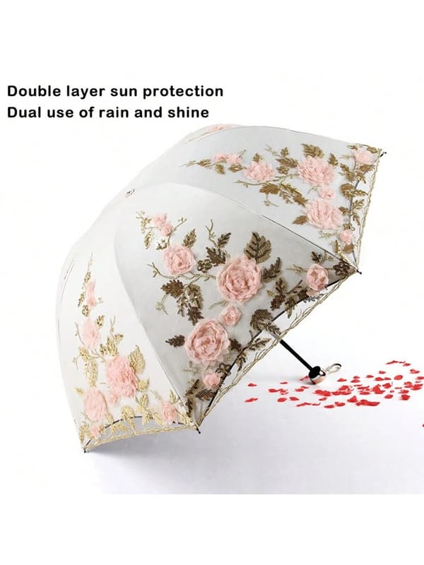 1 st Bärbart 8-Blomparaply För Dagligt Bruk i Regn A piece