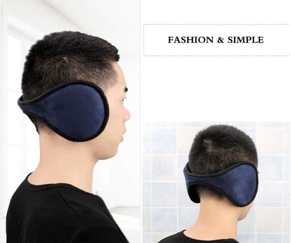 1-pack Unisex Öronmuffar - Varma Vinteröronvärmare, Svart/Grå/Kaffe/Marinblå