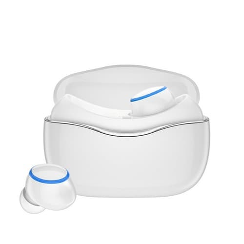 Universella Mini Bluetooth 5.0 Hörlurar Headset Handsfree Samtal Musik White