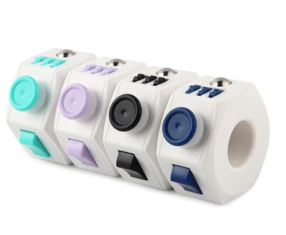 Fidget Rings Leksaker Pop it Kub Vit+ Svart Vit+ Svart