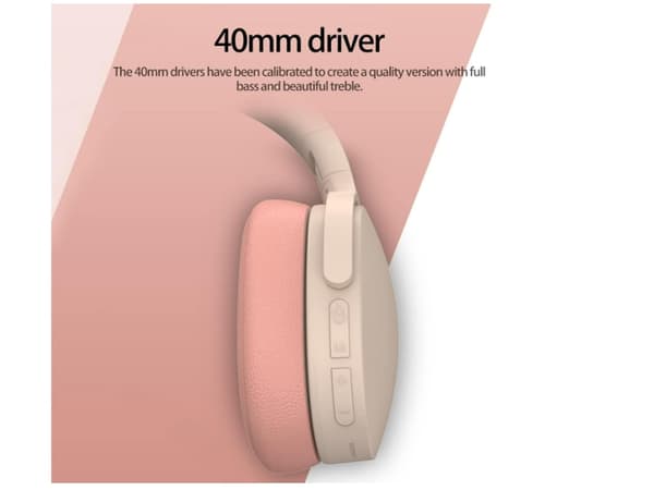 Trådlösa Hörlurar Bluetooth 5.1 Hifi Vikbara Smart Stereo Brusreducerande Khaki