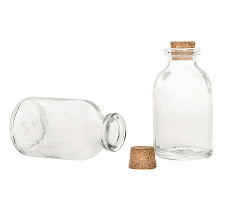 2-pack miniflaskor transparenta