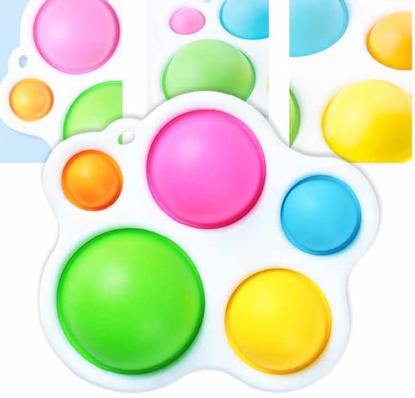 Fidget Toys - Fidget Leksak - Pop Färgade Bubblor