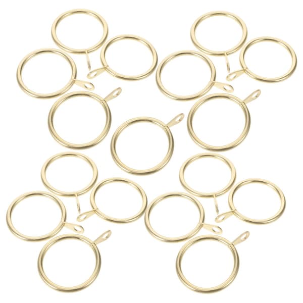 30 st Metallöljetter Ringar För Gardiner Draperikrokar 30 mm Innerdiameter 2x