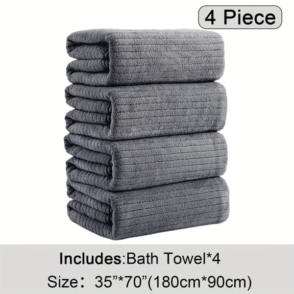 Extra stort badhandduksset, 70x140 Purple
