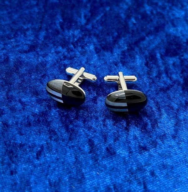 Manschettknappar Silver
