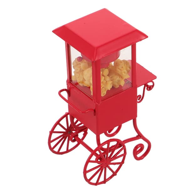 Golvstående popcornmaskin för barn, leksaksmatmodell 2x