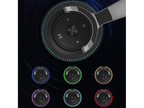 H2 Over-Ear Bluetooth Hörlurar Hopfällbara Hifi Stereo Hörlurar Svart