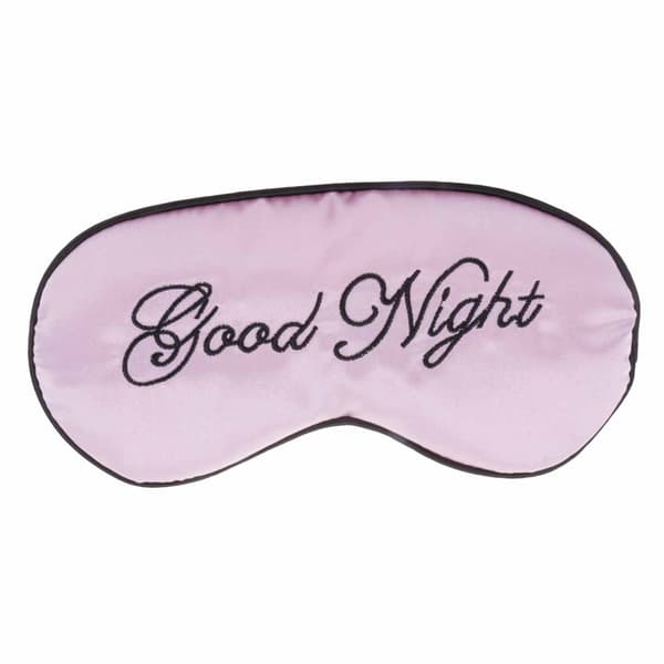 Mjuk Rosa Sovmask Ögonmask i Siden Flygresor God Natt rosa one size
