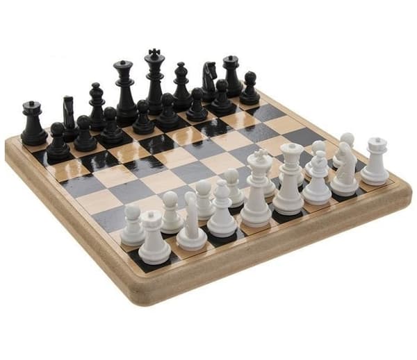 Retro Schackspel i trä. Sällskapsspel
