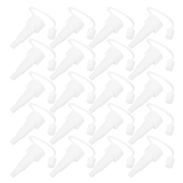500 st Lab Vial Droppspets: Glasampull Ersättnings Plast Droppmunstycke - 2x500